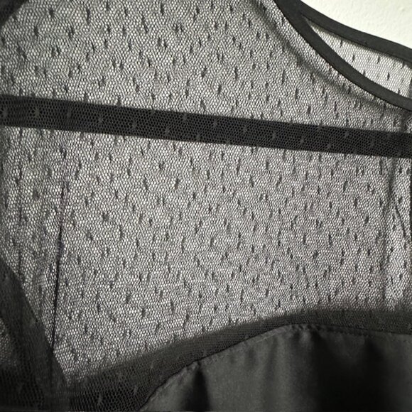 True Religion Black Varsity Tulle Top Blouse Size XS NEW!!! - Picture 6 of 7